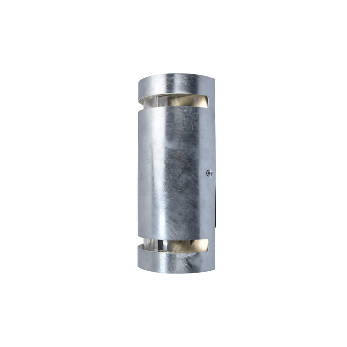 Lutec Ran Silver Outdoor Up & Down Wall - Galvanized 5011701461