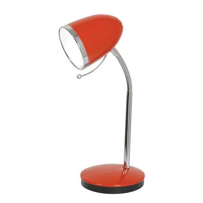 Madison Red Desk Lamp white background