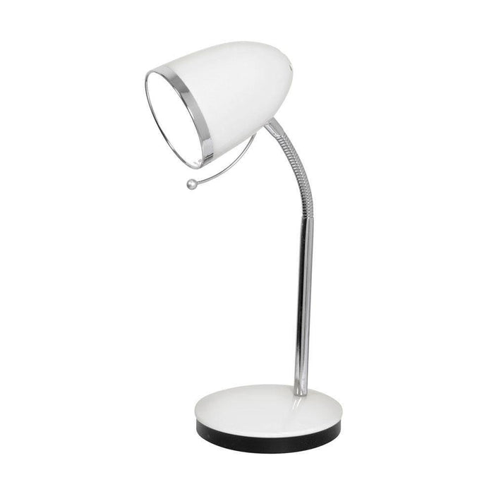 Madison White Desk Lamp white background