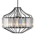 mana non electric black acrylic pendant 30cm