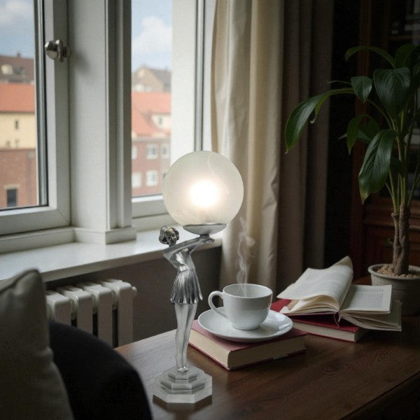 Matilda Biba Art Deco Lamp — alternate view