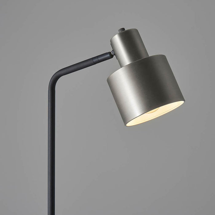Endon Mayfield 1 Light Brushed Silver Floor Lamp by Endon Lighting 5