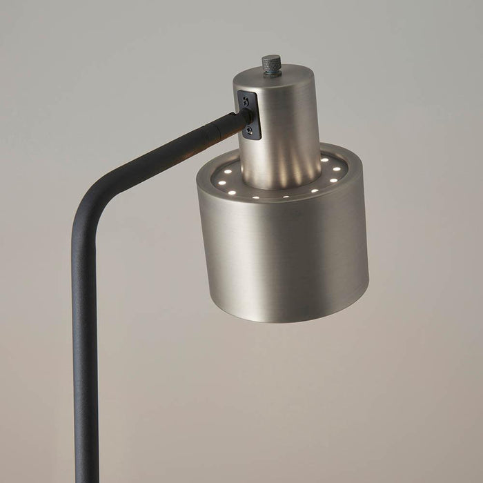 Endon Mayfield 1 Light Brushed Silver Floor Lamp by Endon Lighting 6
