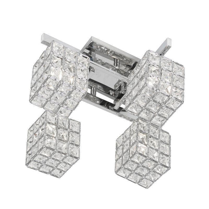 Traditional Flush & Semi Flush Ceiling Lights - Mizar 4 Light Chrome Flush Ceiling Light 2262/4 CH