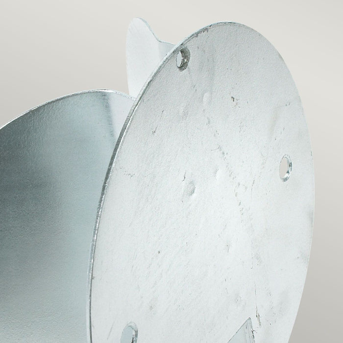 Norlys Outdoor Corner Bracket 8 - Galvanised — alternate view