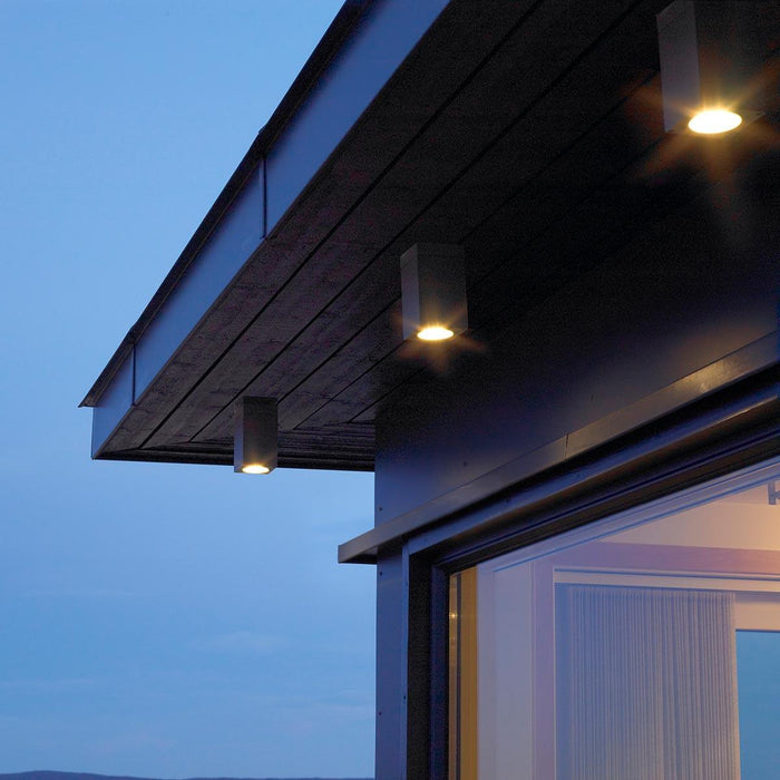 Norlys Sandvik 1 Light Graphite Down Outdoor Ceiling Light — additional angle