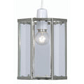 Traditional Ceiling Pendant Lights - Ne Lantern Antique Chrome Pendant Ceiling Light 733 AC