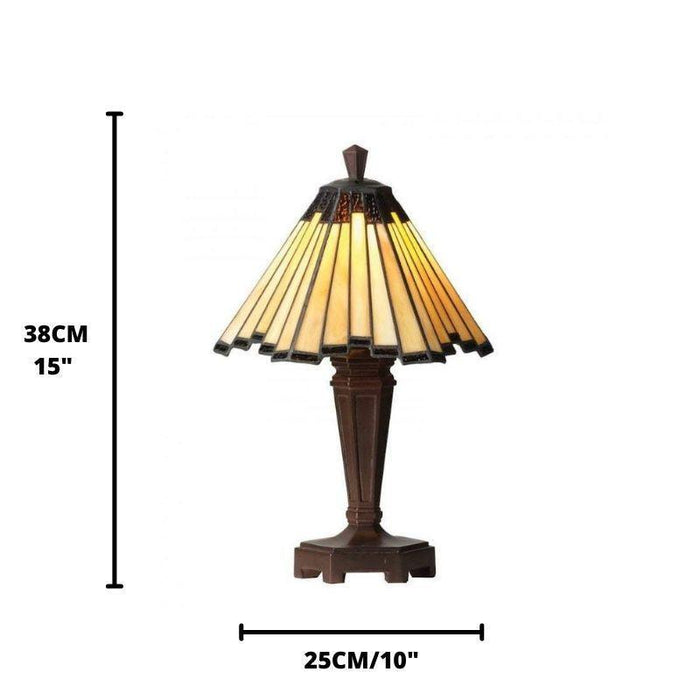 feste small tiffany table lamp Living Room Close Up