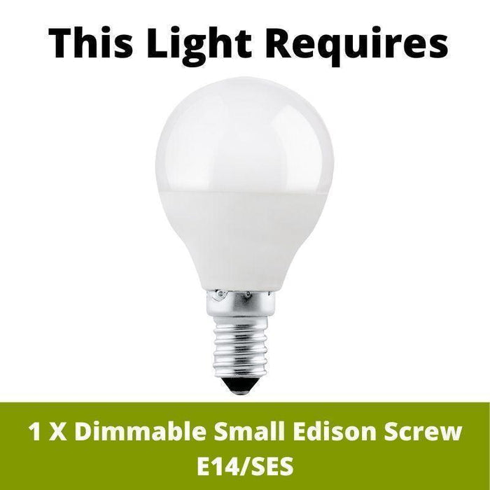 Armada Antique Brass Bedroom Wall Light with Blue Shade requires 1 x Small Edison Screw E14/SES bulbs