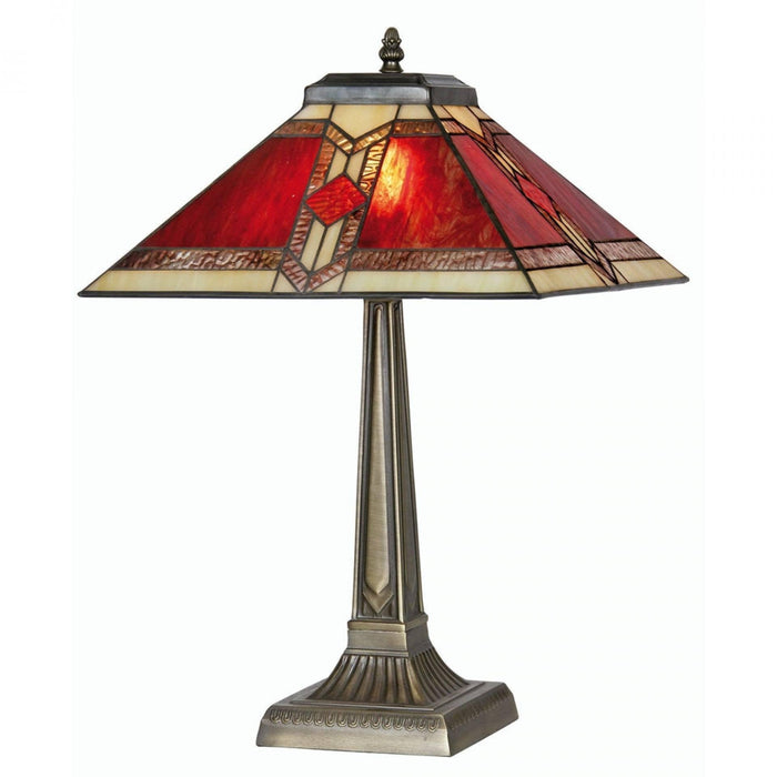 Large Tiffany Lamps - Aztec Tiffany Lamp OT 2408/14TL
