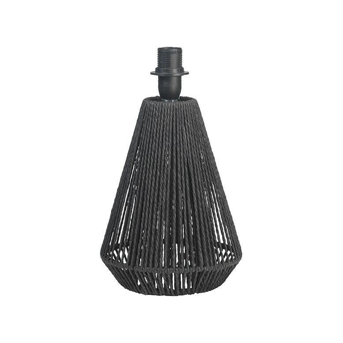 Oaks Lighting Tamura Black Paper String Table Lamp-Oaks Lighting-Living-Room-Tiffany Lighting Direct-[image-position]