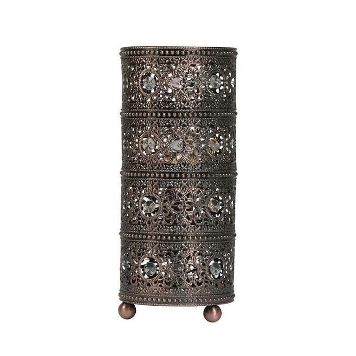 Oaks Marley Antique Copper Table Lamp 1