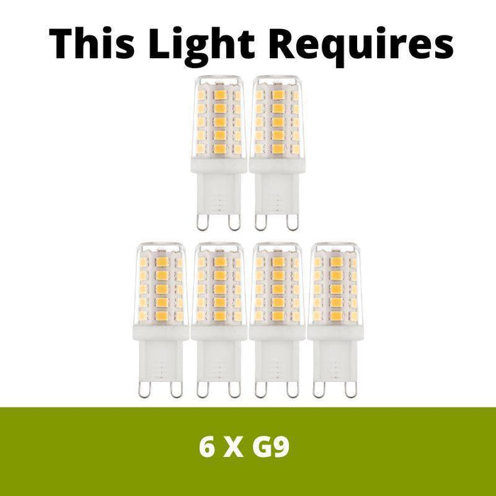 oaks marne 6 light black semi flush ceiling light LED Lamp Bulb Guide