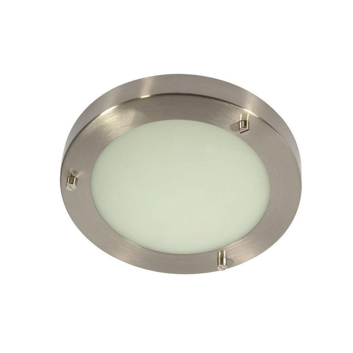 oaks rondo small flush antique chrome bathroom ceiling light