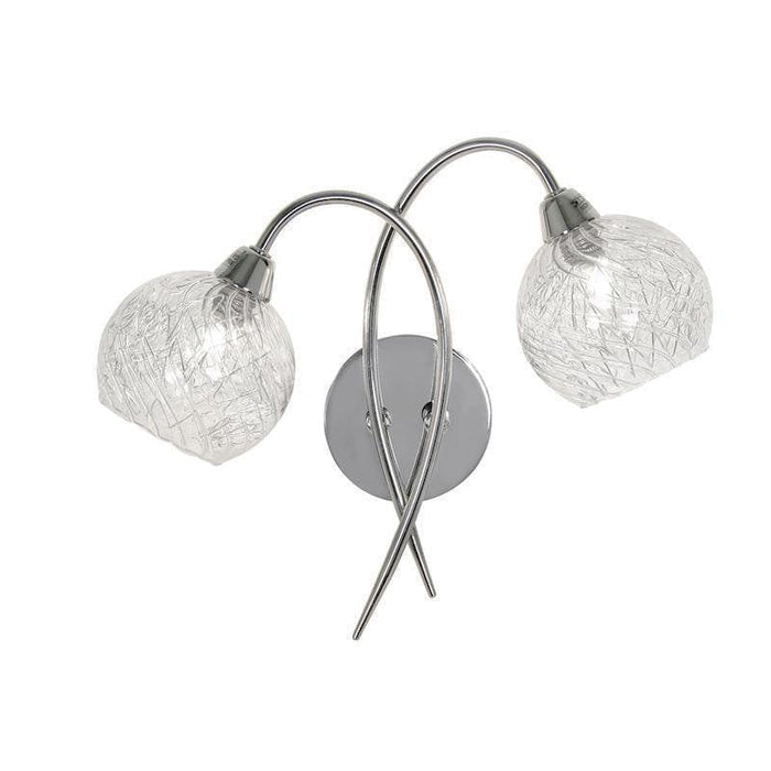 Traditional Wall Lights - Tarn Twin Arm chrome Wall Light 2021/2 CH