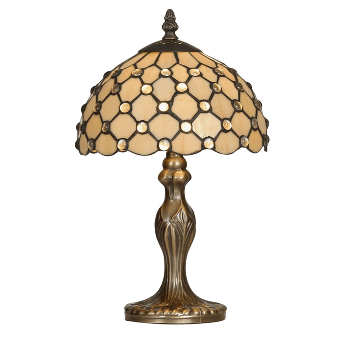 Oaks Tiffany Jewel Lamp — close-up detail