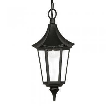 Oaks Witton Black Finish Outdoor Pendant Light 811 CH BK by Oaks Lighting