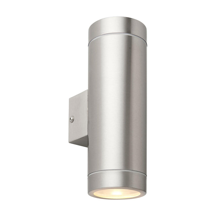 palin stainless steel xl outdoor wall light ip44 7wby saxby lighting
