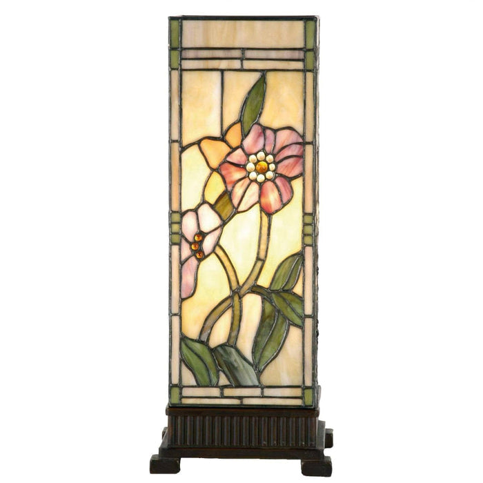 Tiffany Square Table Lamps - Pavot Tiffany Large Square Lamp