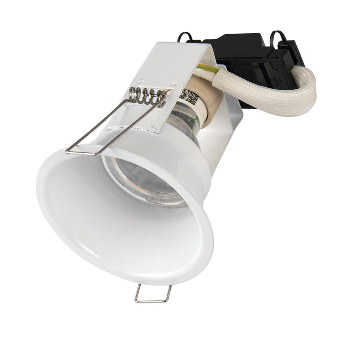 peake 50w recessed dimmable ceiling light by saxby lighting, close up image 132