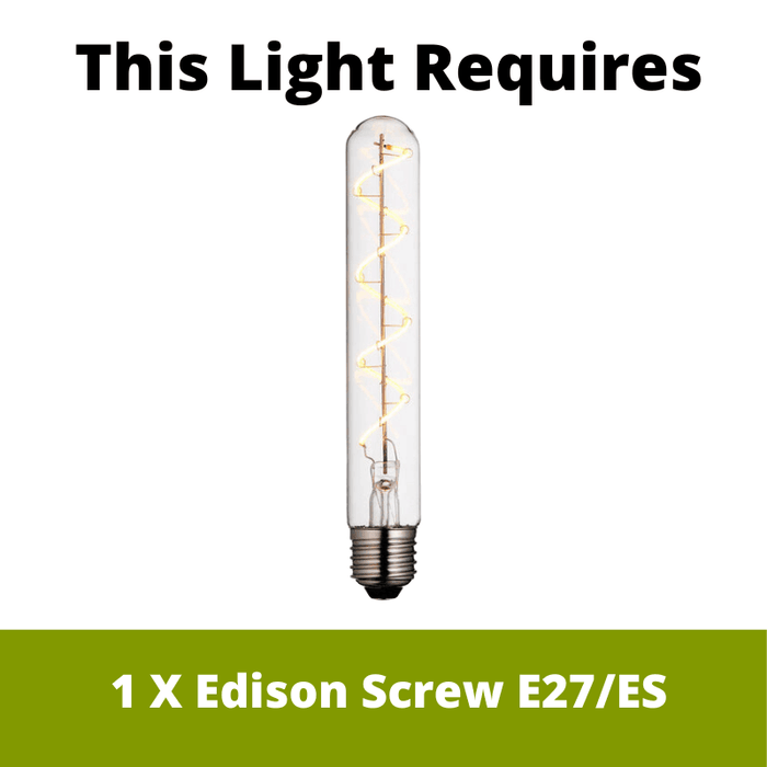 pipette 1 light acid glass brass ceiling pendant   by searchlight lighting, LED Lamp Bulb Guide