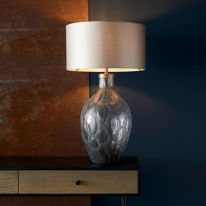 Pleasure Large Charcoal Tinted Glass Table Lamp Base-Living Lights-Living-Room-Tiffany Lighting Direct-[image-position]