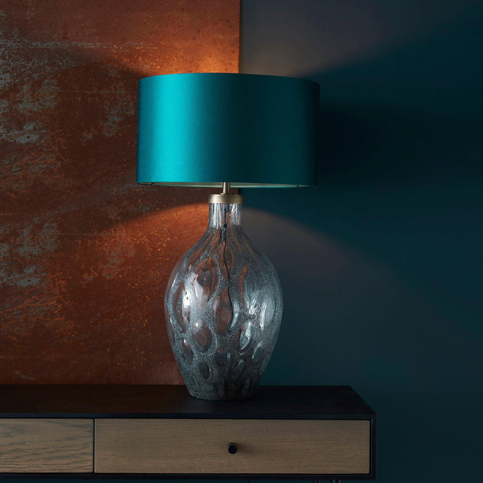 Pleasure Large Charcoal Tinted Glass Table Lamp Base-Living Lights-Living-Room-Tiffany Lighting Direct-[image-position]