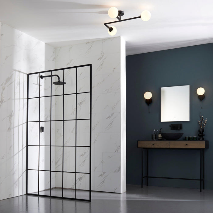 prendle black 3 light bathroom semi flush opal shades LED Lamp Bulb Guide