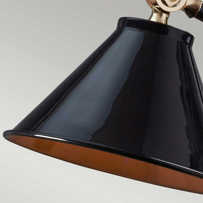Provence Element Black & Polished Brass Table Lamp  Elstead Lighting 2