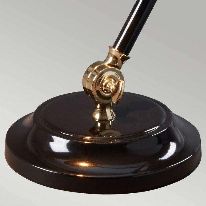 Provence Element Black & Polished Brass Table Lamp  Elstead Lighting 6