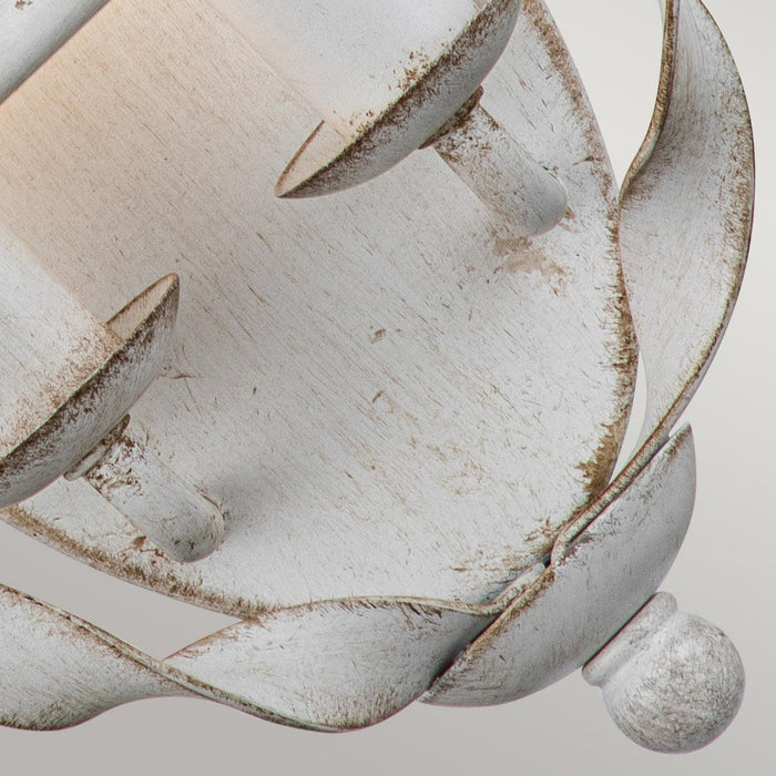 quoizel bradbury 2 light white wall light Detailed Close Up