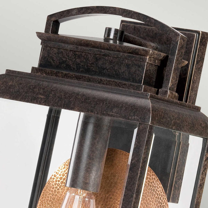 Elstead Byron Imperial Bronze Finish Large Outdoor Wall Close up image