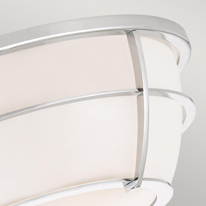 Quoizel Chance 2 Light Flush Chrome Bathroom Ceiling Light — product detail