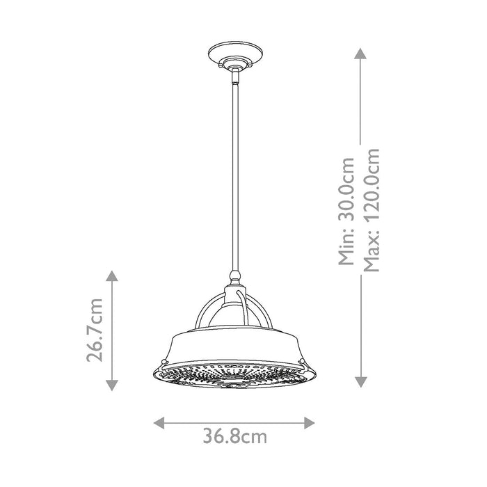 Quoizel Cody 2 Light Copper Pendant Ceiling Light — lifestyle setting