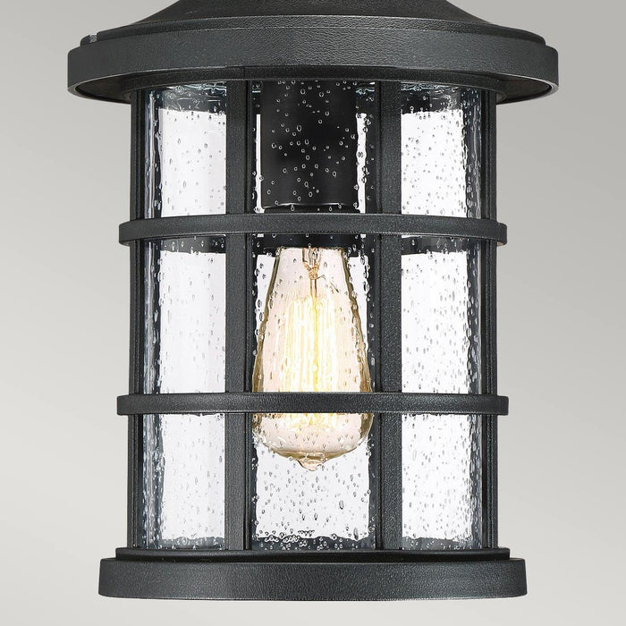 Quoizel Crusade 1 Light Black Chain Lantern — additional angle