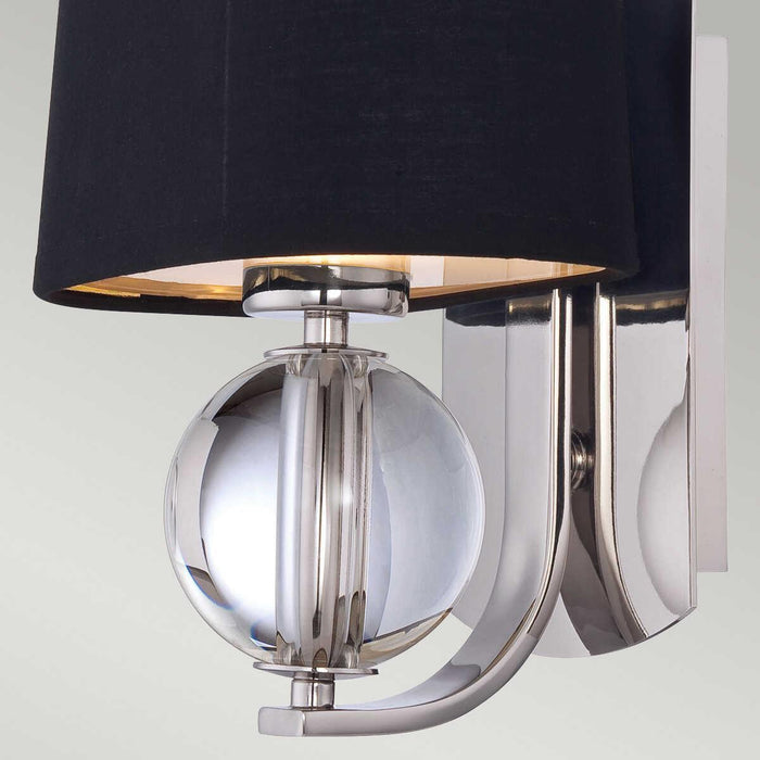 quoizel gotham 1it wall light qz gotham1 Detailed Close Up