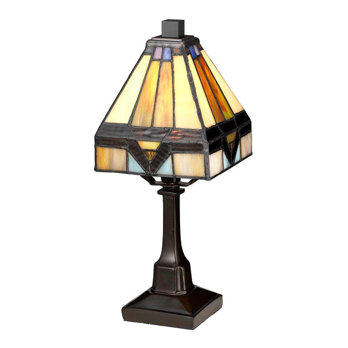 holmes tiffany 1 light mini bedside table lamp