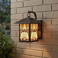 Quoizel Inglenook Small Tiffany Outdoor Wall Light by Elstead Lighting — suits living rooms, bedrooms & hallways