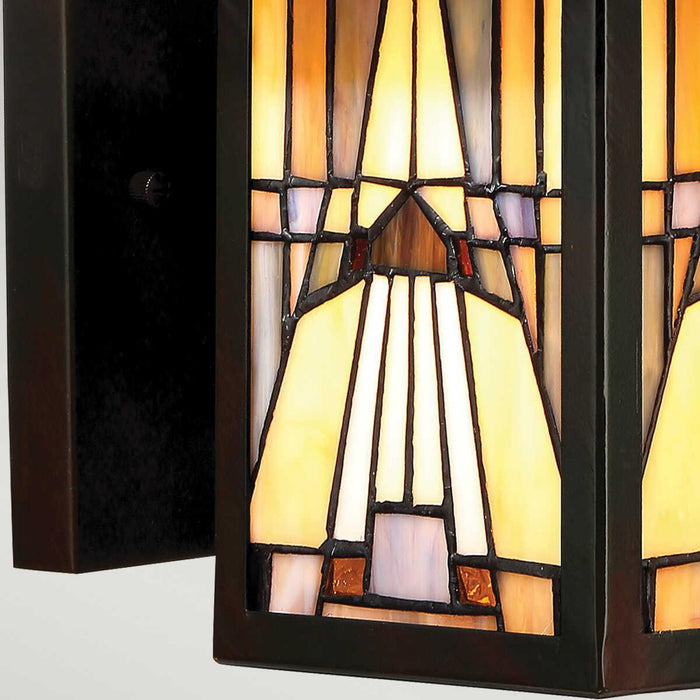 Quoizel Inglenook Small Outdoor Wall Light by exterior wall image