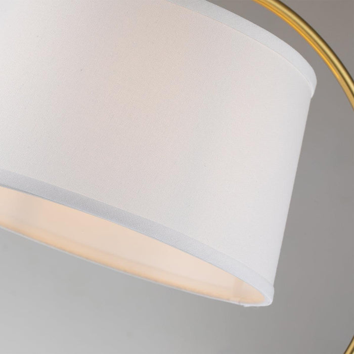 Quoizel Jenkins Brass Table Lamp With Cream Shade-Elstead Lighting-Living-Room-Tiffany Lighting Direct-[image-position]