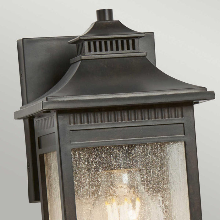 Quoizel Livingston Small Outdoor Wall Light by close up image