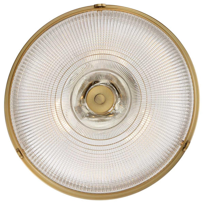 Quoizel Mantle 2 Light Semi-Flush Brass Ceiling Light — product detail