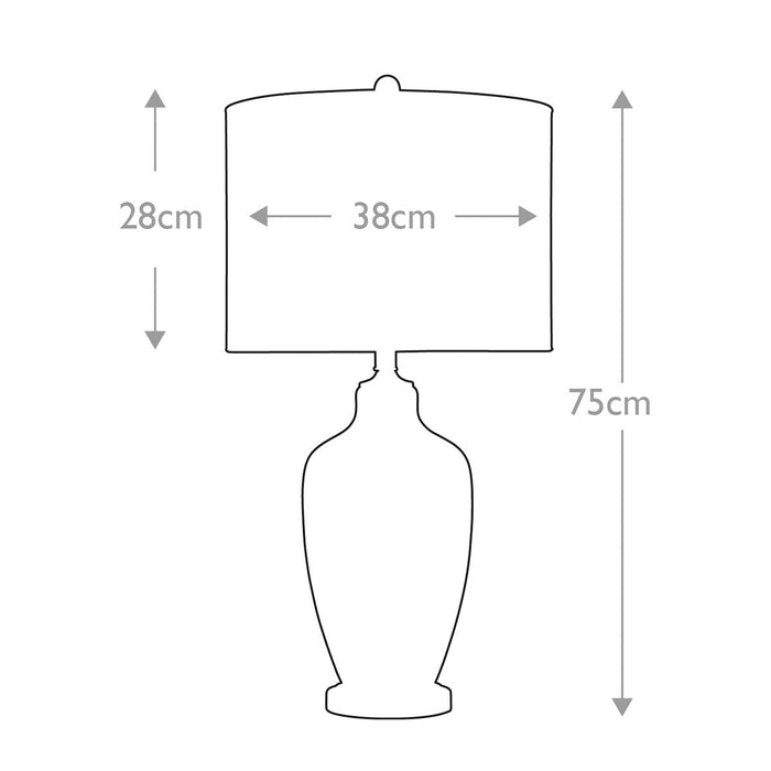 Quoizel Nicolls Mercury Glass Table Lamp With Beige Shade — close-up detail