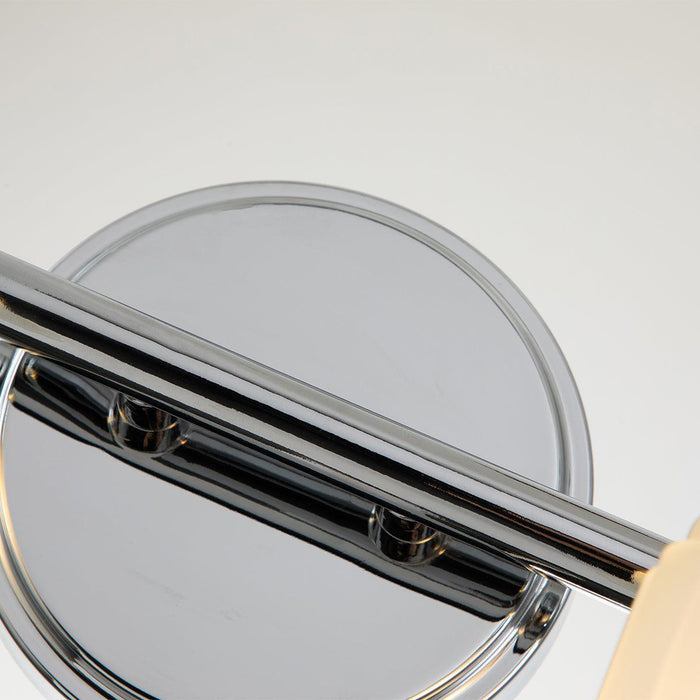 quoizel swell 2 light chrome bathroom wall light Living Room Close Up