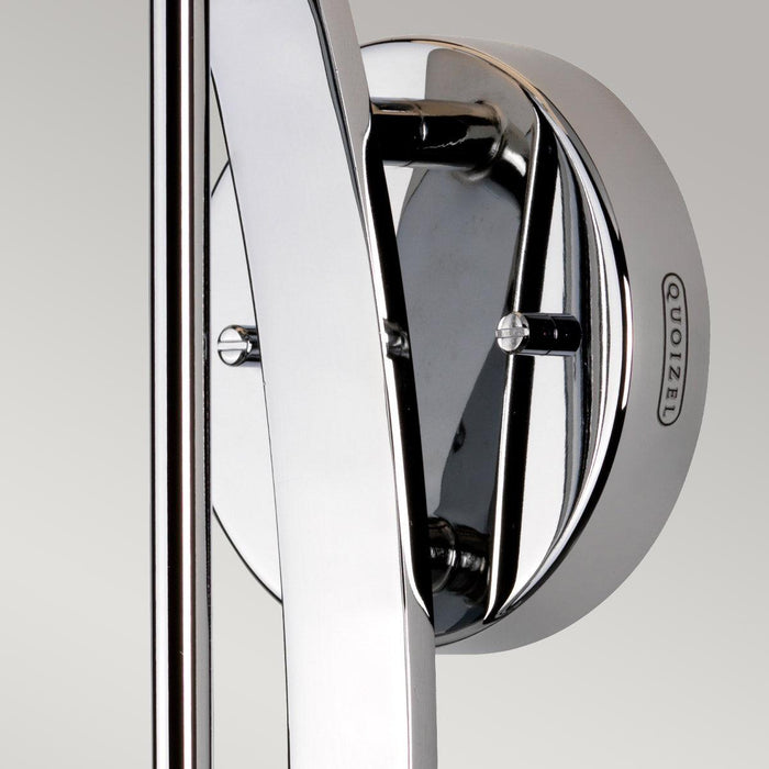 Quoizel Taylor Large Polished Chrome Bathroom Wall Light — product detail