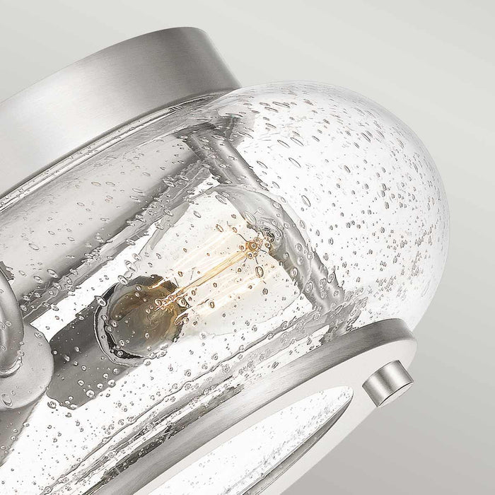 Quoizel Trilogy 2 Light Flush Brushed Nickel Ceiling Light — product detail