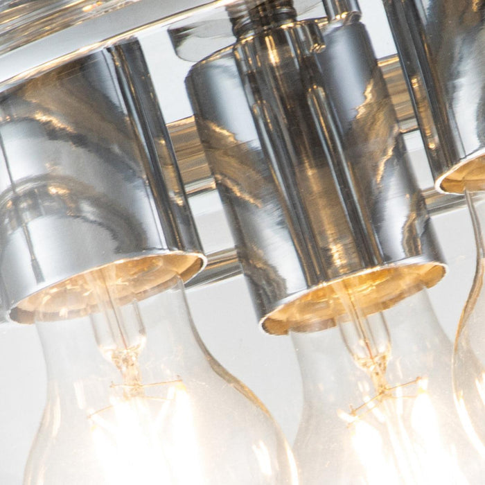 quoizel whistling 3 light chrome bathroom ceiling flush Living Room Close Up