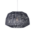reims non electric paper black string shade