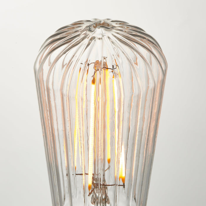 ribb pear shaped e27 decorative 4w led e27 light bulb close fitting image