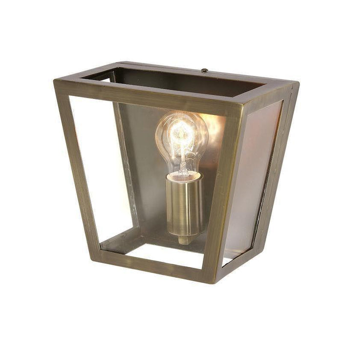 Traditional Wall Lights - Riga Single Antique Brass  Wall Light 1524 WB AB